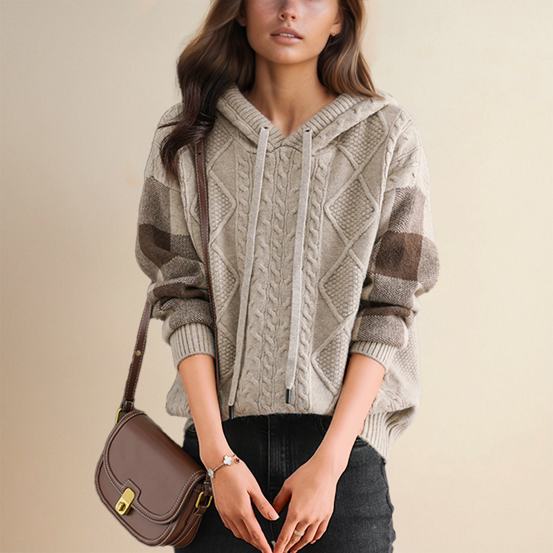 Alana™ | Jacquard Hooded Sweater