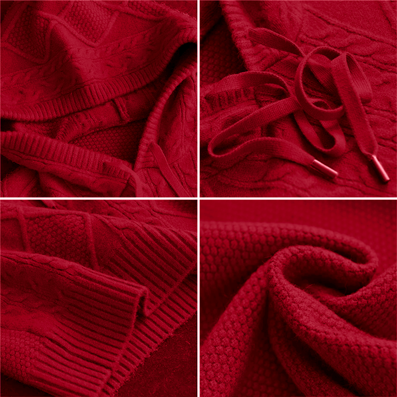 Alana™ | Jacquard Hooded Sweater