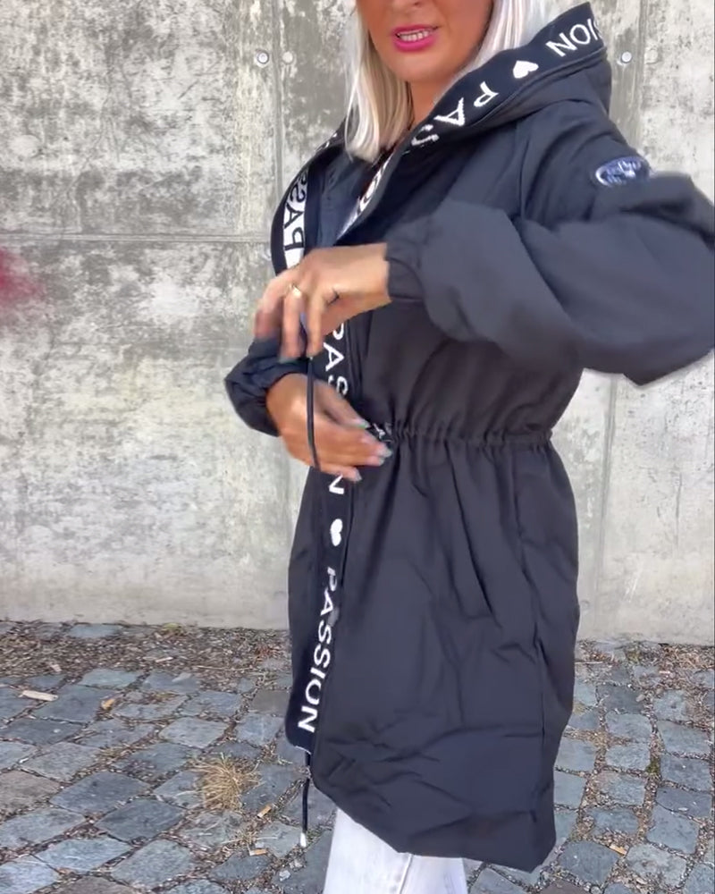 Antoinette - Hoodie-Style Zip-Up Jacket