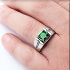 Vivian | vintage square crystal ring