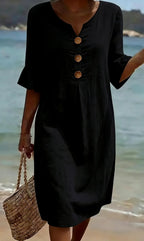 Radmila™ | Textured Long Sleeve Dress-