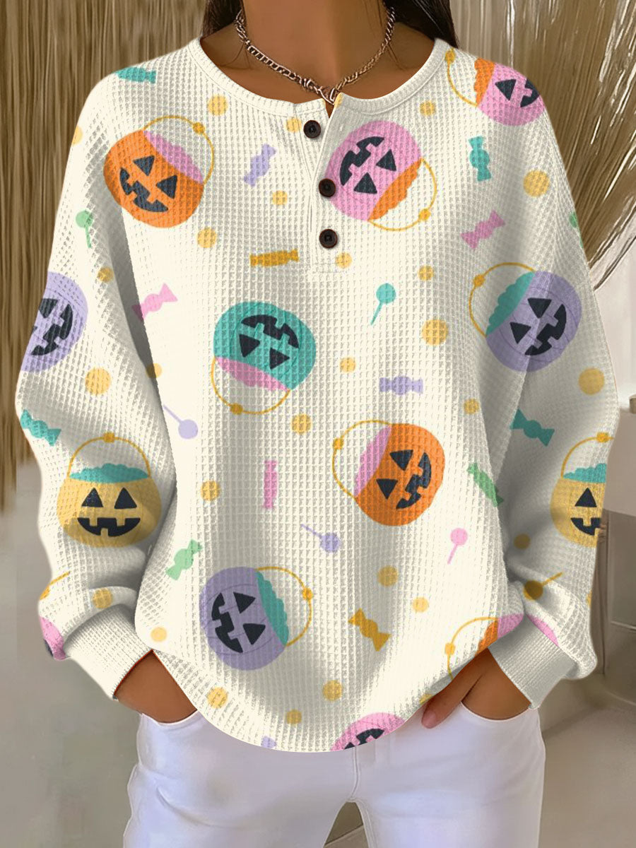 Andrea | Soft Sweater with Christmas Tree Motif