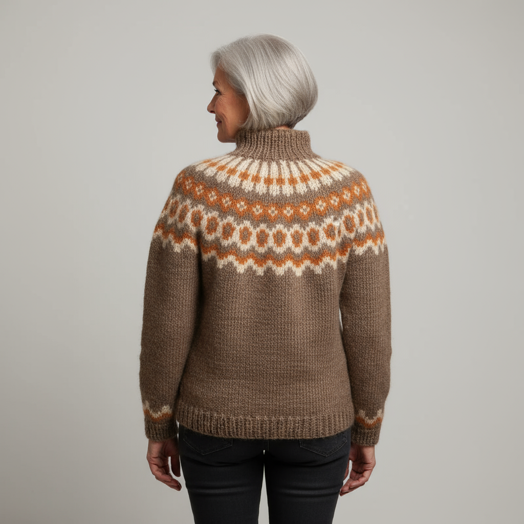 Classic Icelandic Wool Knit Sweater