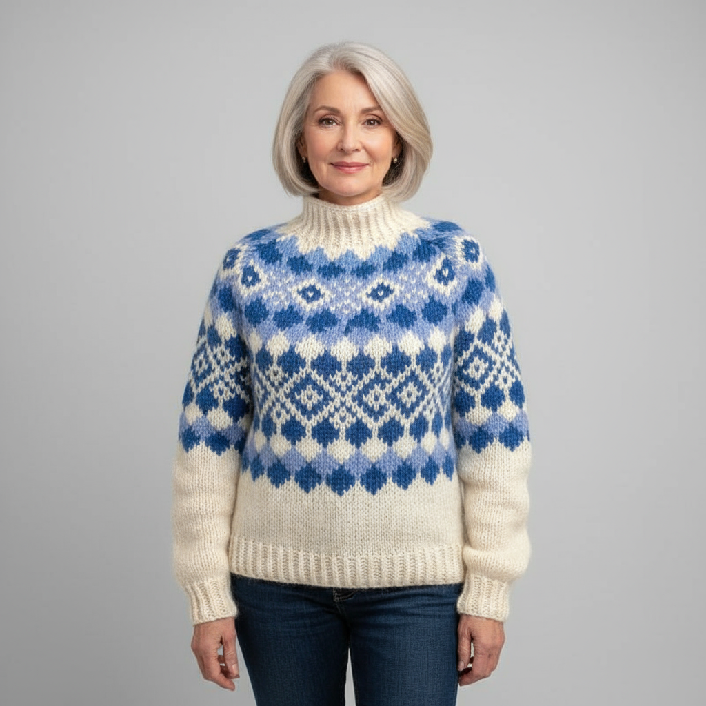 Classic Icelandic Wool Knit Sweater