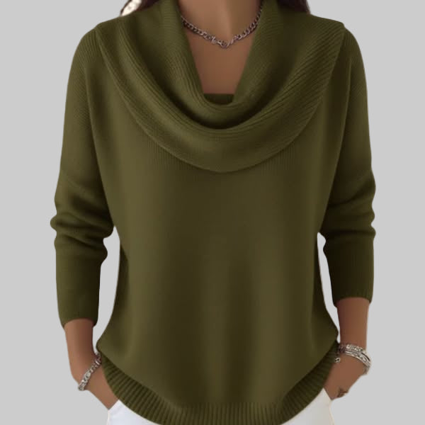 Teresa – Effortless Elegance Cowl Neck Sweater