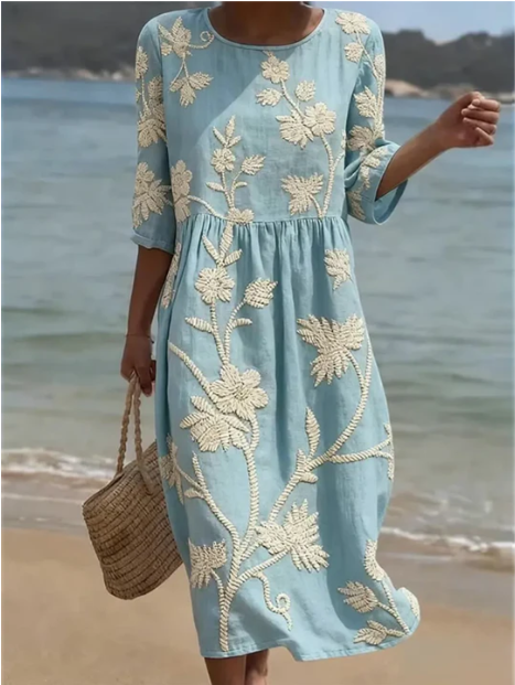 Kelsey - Elegant Floral Dress