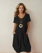 Oriane™ | Fluid Casual Maxi Dress-
