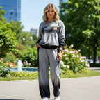 Women's Casual Gradient Top and Pants Set