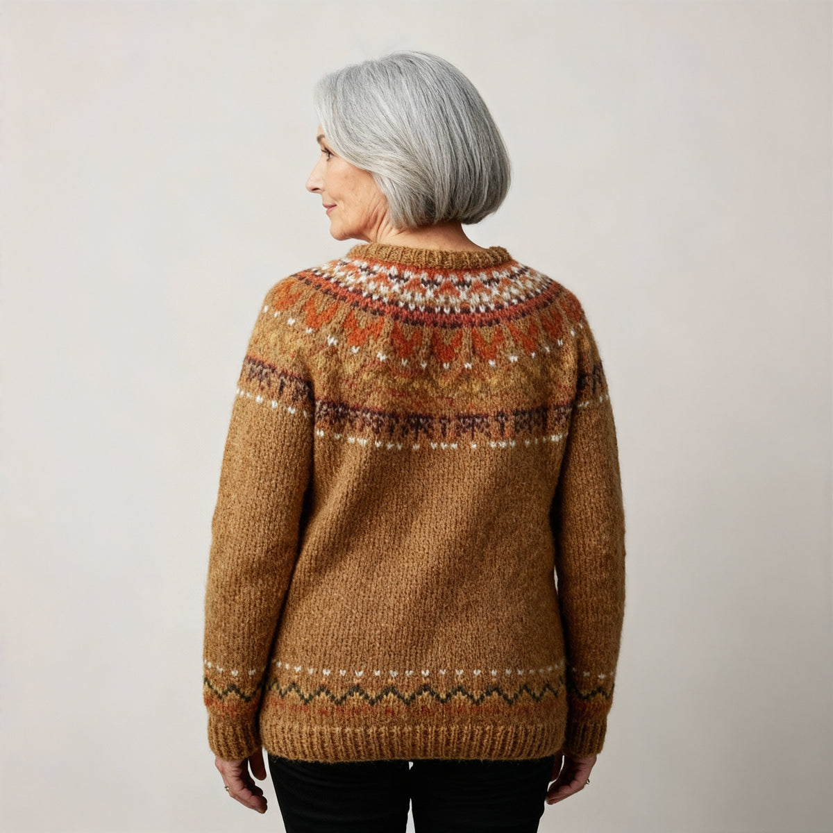 Classic Icelandic Wool Knit Sweater
