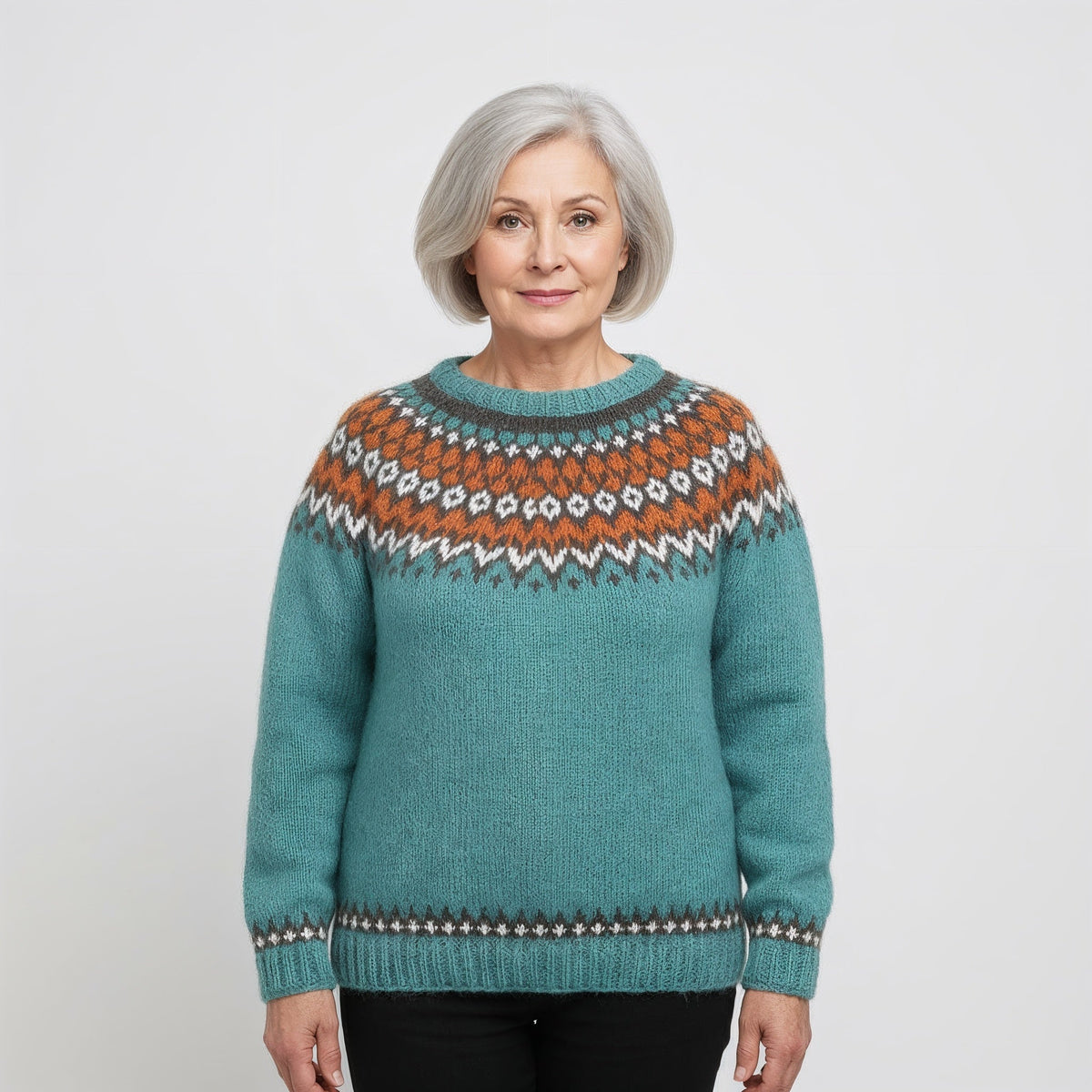 Classic Icelandic Wool Knit Sweater